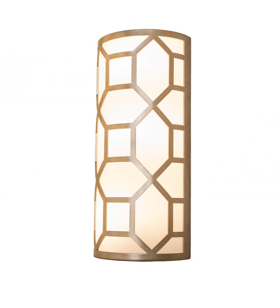 8" Wide Cilindro Mosaic Wall Sconce