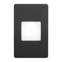 Black Rectangle In/Outdoor 3W LED Wal